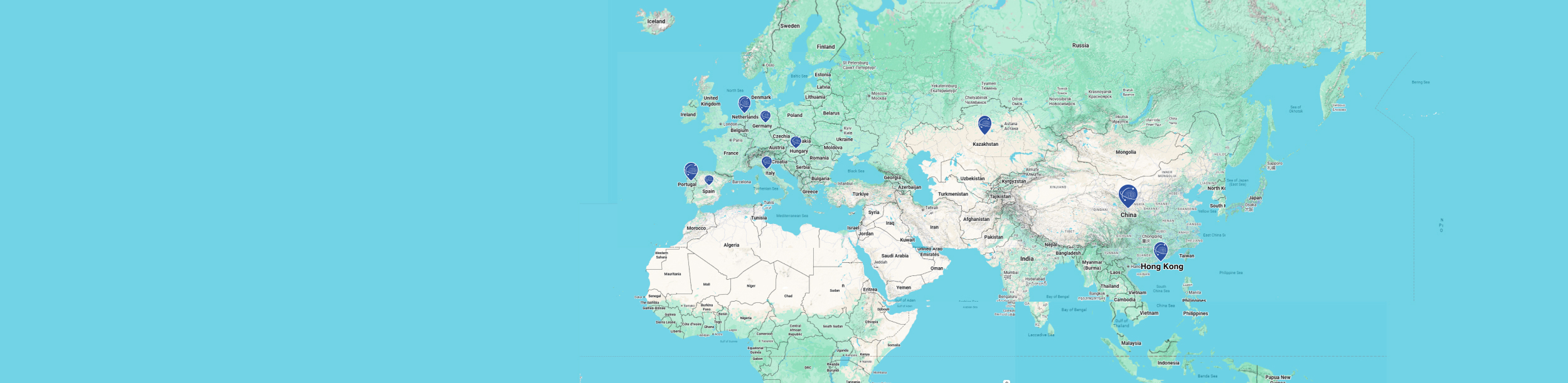 XDK Core Limited global presence map
